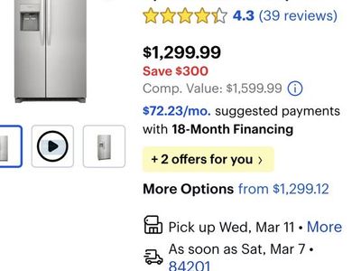 $650 OBO NEW GOOD FRIDGE FRIGIDAIRE