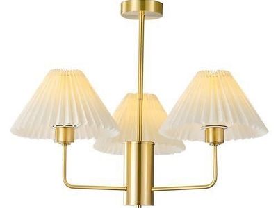 MPL01-3 GD Modern Gold Arm Chandeliers