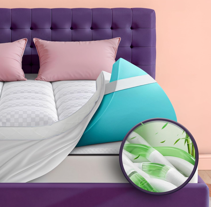 New in box 4 Inch Queen Memory Foam Mattress Topper