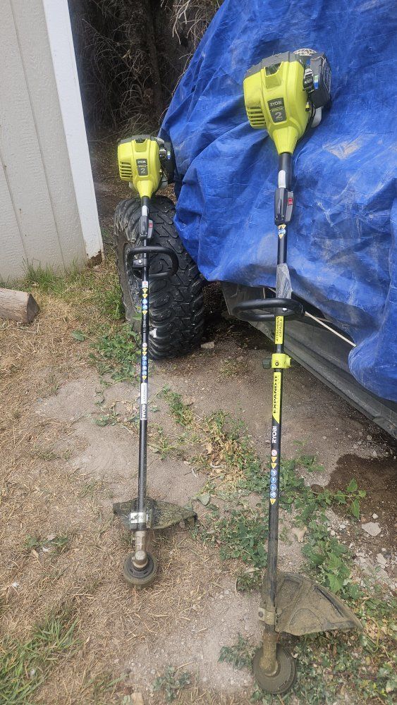Ryobi 2-Cycle Gas String Trimmer - (2) RY253SS & RY25AXL Curved/Straight Shaft Weed Eaters
