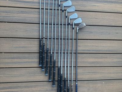 Callaway Golf X-Tour Iron Set Right Hand Steel Shafts with Cleveland wedges and BAZOOKA hybrid