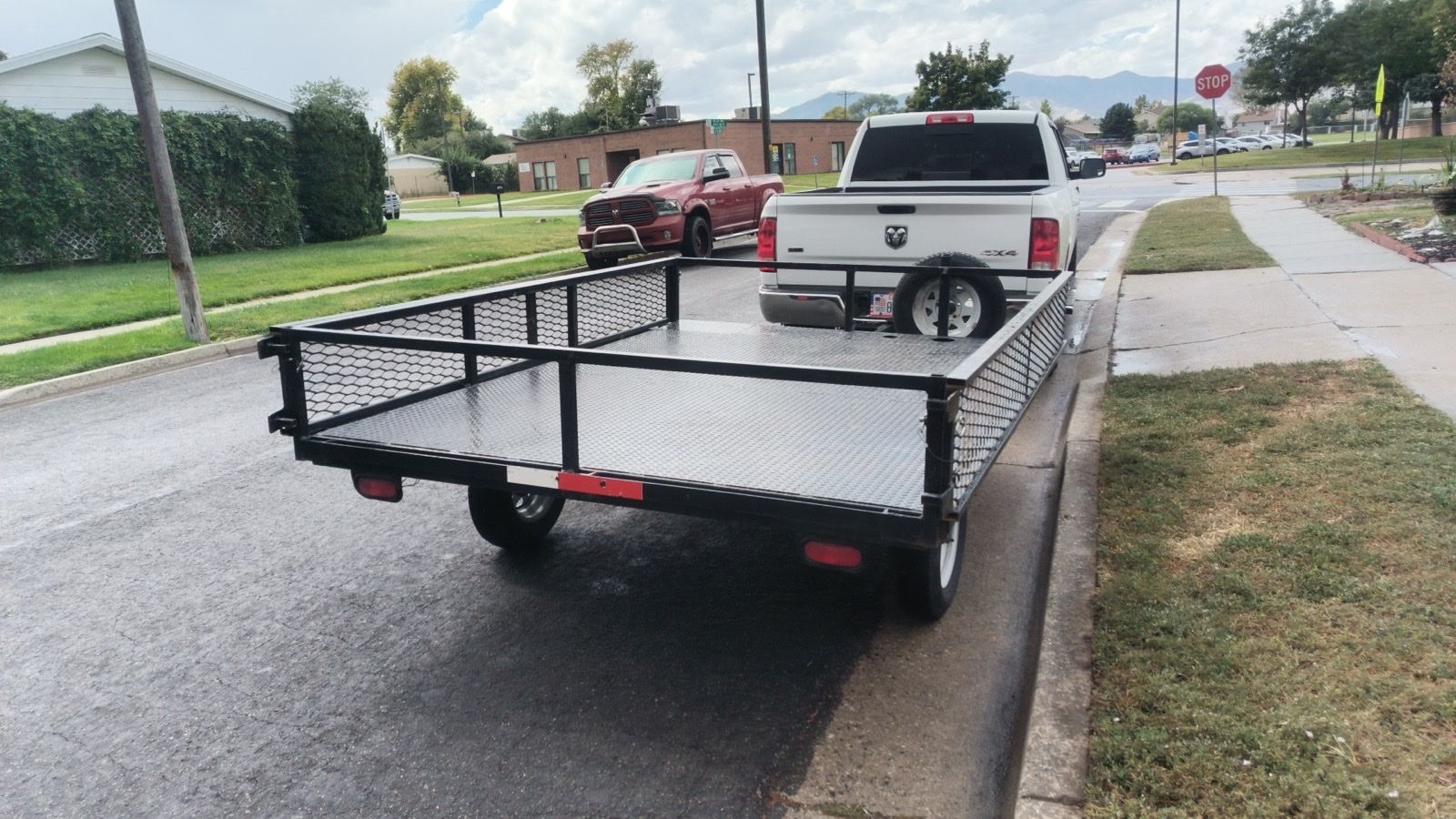 Single axle trailer