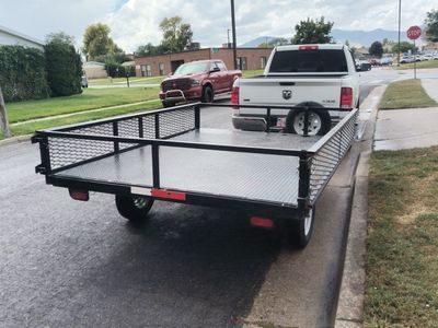Single axle trailer