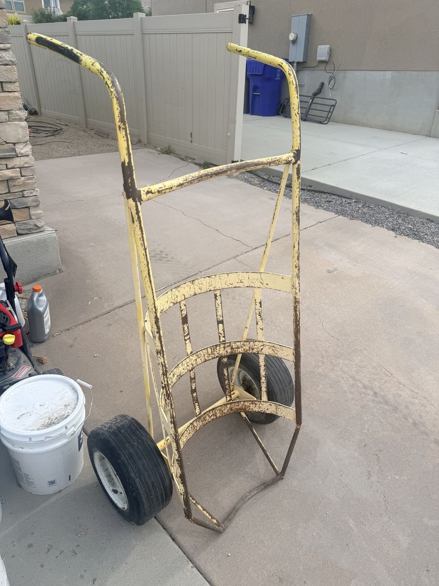 Border Concepts Yellow 24in Tree Dolly / Ball Cart - Heavy Duty Landscape Hand Truck