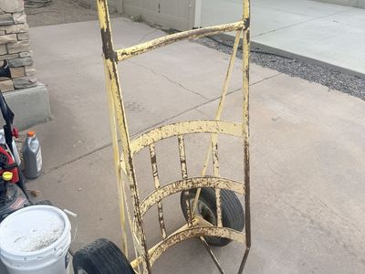 Border Concepts Yellow 24in Tree Dolly / Ball Cart - Heavy Duty Landscape Hand Truck