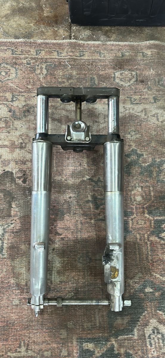 Harley Davidson complete wide glide front end panhead shovelhead