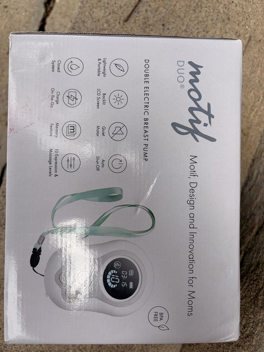 New Motif Duo Double Electric Breast Pump - Portable