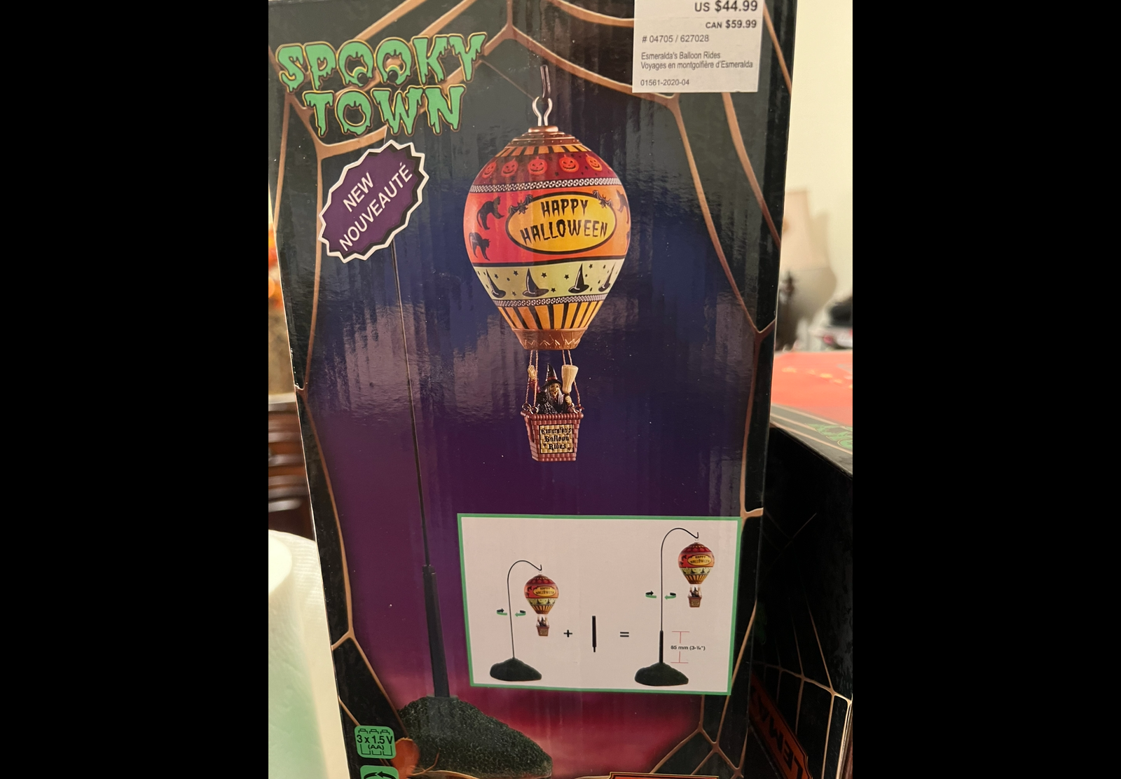 Lemax Spooky Town Esmeralda’s Balloon Rides