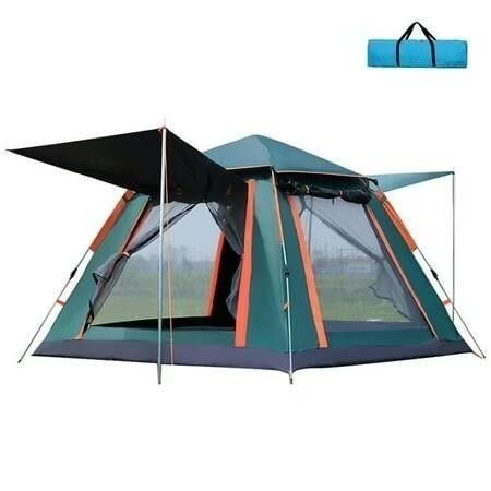 4 Person Quick-Opening Tent with Canopy