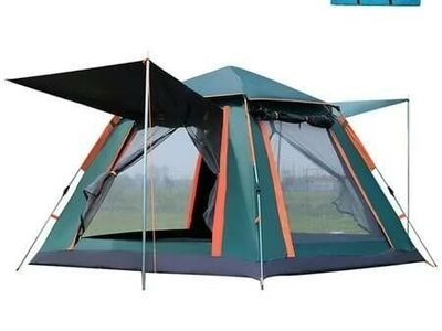 4 Person Quick-Opening Tent with Canopy