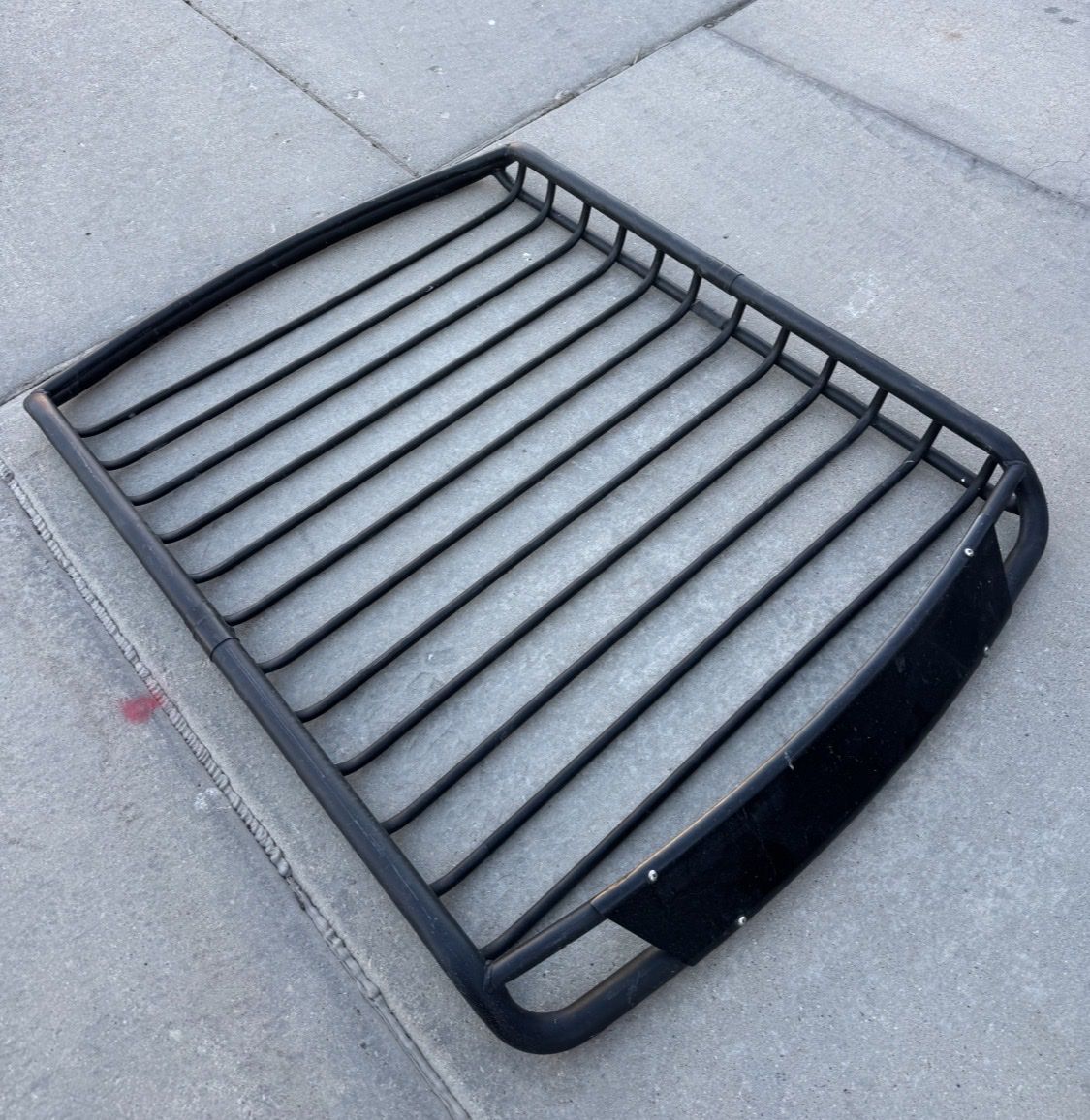 Black Steel Universal Roof Rack Basket Cargo Carrier Luggage Cross Bar 42" x 38"