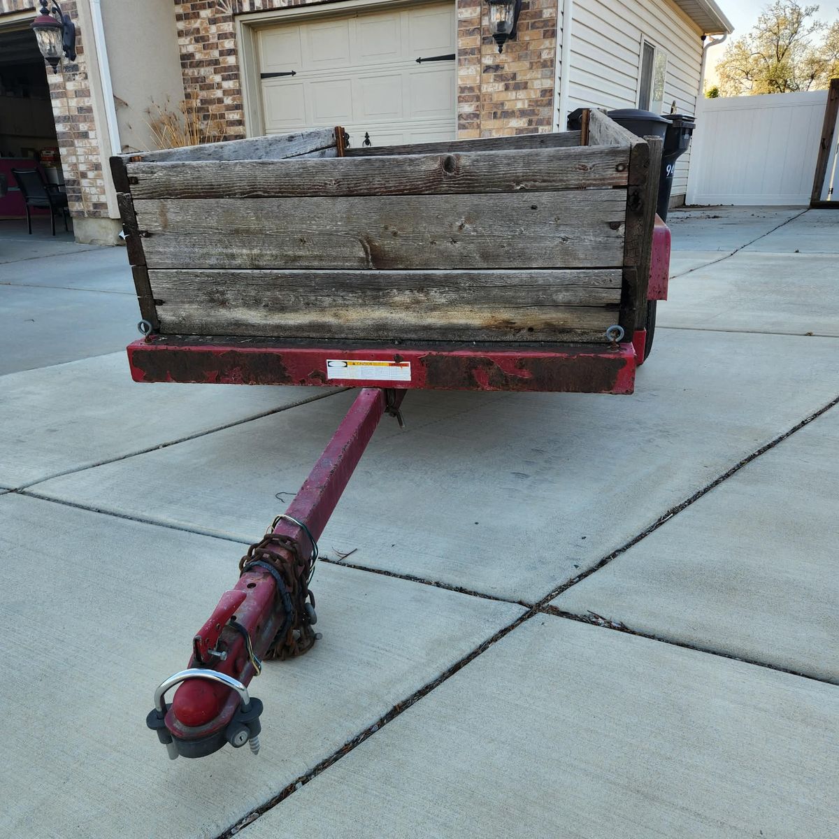 4x8 tilt trailer