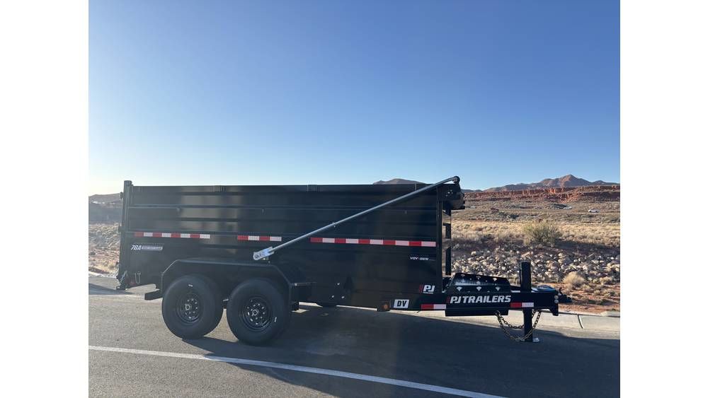 2026 PJ Trailers 7x14 15.4K DV Low Pro Scissor Lif