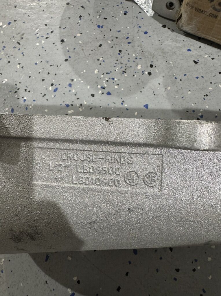 LBD9900 Crouse-Hinds Mogul Conduit Body Iron Alloy