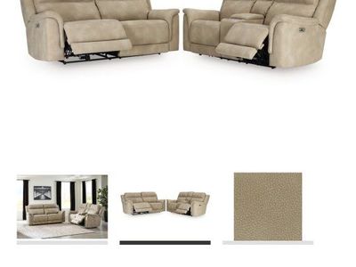 Zero Gravity couch and loveseat