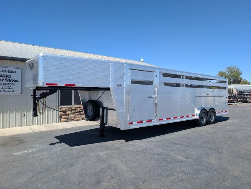 2027 Hillsboro Endura 7.5x26X6.8 Aluminum Gooseneck Stock Trailer 17.5K