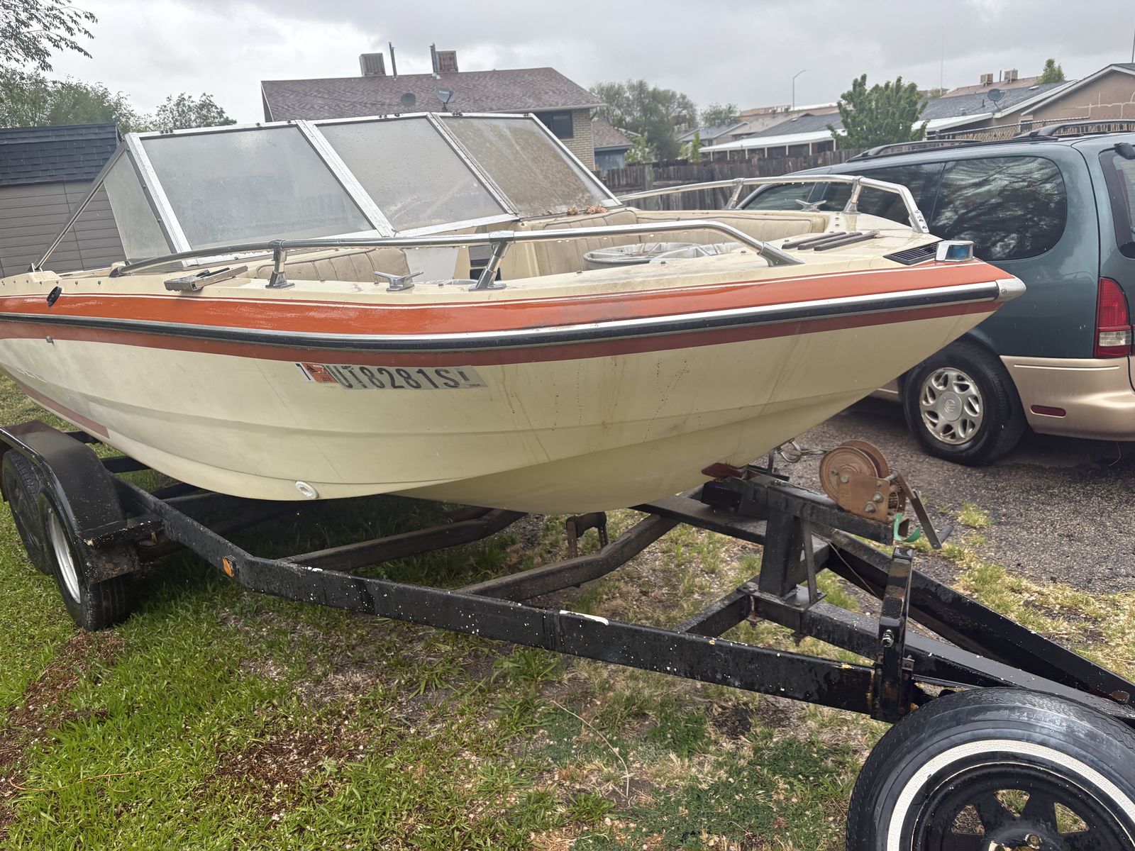 20 Foot Gladstrom Boat With Tandem Trailer