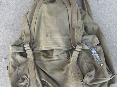 1942 Siegmund Werner Inc US Military Mountain Rucksack World War II