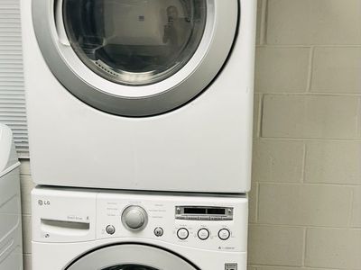 LG stackable or side by side washer and dryer set