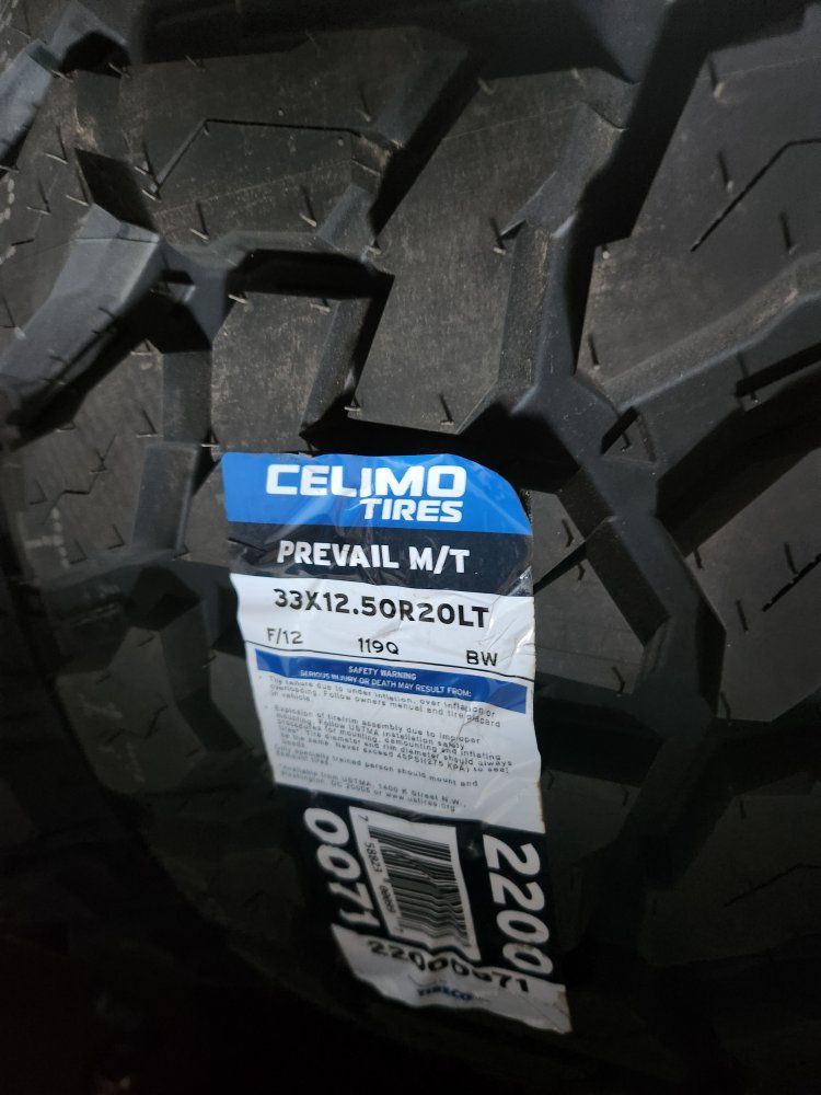 33x12.50r20 celimo prevail mt