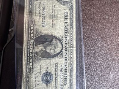 1935 D One Dollar Silver Certificate Star Note - *96913215B Collectible Currency