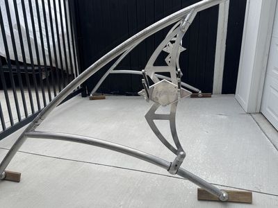 Aerial Wakeboard Tower - Universal Fit, Great Condition, Polished Aluminum