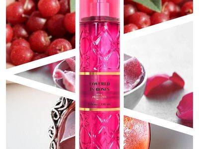 BATH & BODY WORKS -- EVERY DAY LUXURIES -- COVERED IN ROSES