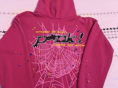 PINK spider hoodie