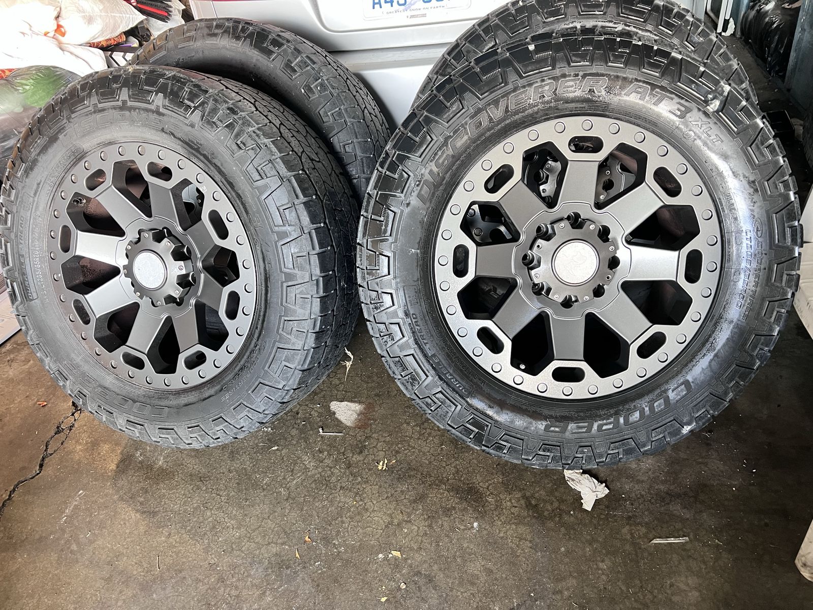 20x9 Black Rhino Wheels 8x6.5 Ram Duramax F250