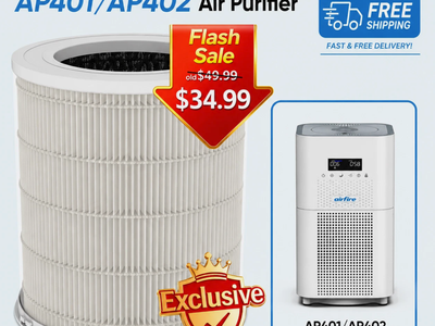 AP401 AP402 H13 True HEPA Air Purifier Replacement Filter Activated Carbon