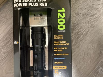 NEW LUXPRO Pro Series 1200-Lumen Rechargeable Flashlight – $35 or $50 for both