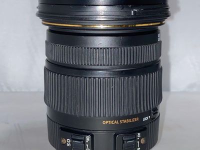 Sigma 17-50mm 2.8+ adapter+ M50 canon