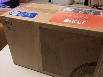 KEF LSX II LT Wireless HiFi Speakers - Brand New in Box Stone White