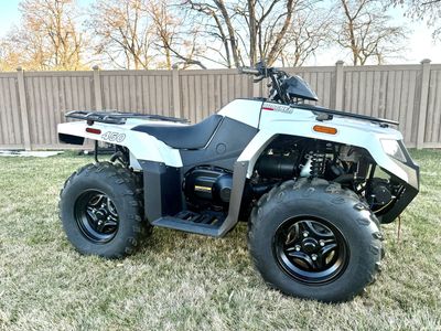 2023 Arctic Cat Alterra 450 ATV 4x4 – 28 Miles, Winch, Snow Plow