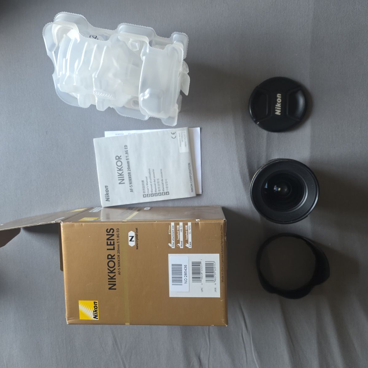 AF-S NIKKOR 20mm 1:1.8G ED lens FOR NIKON DSLR