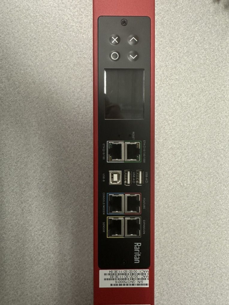 Raritan PDU Inteligent rack power distribution