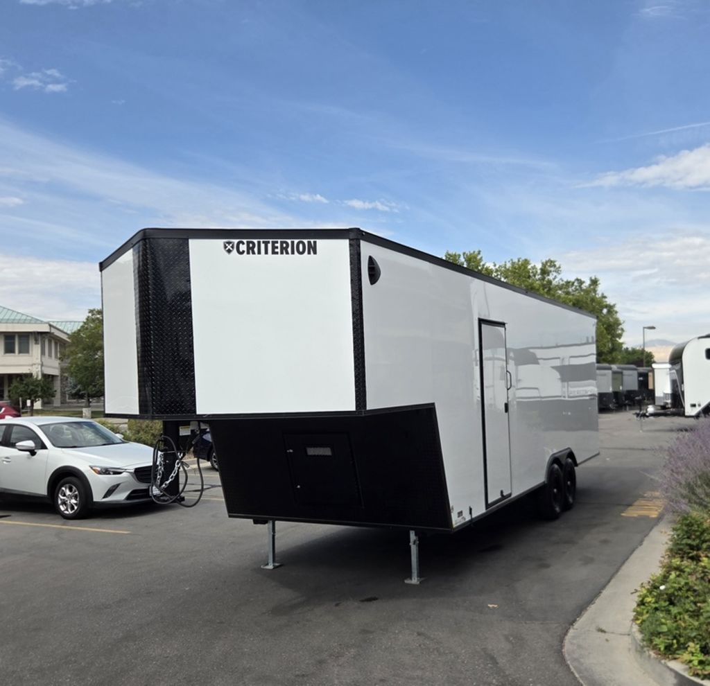 2026 Criterion 8x28 / 8.5x28 Gooseneck .080 Aluminum Cargo Enclosed Trailer New