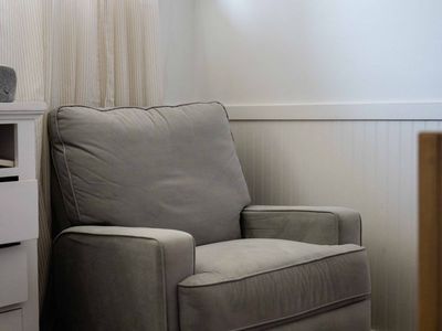 Nursery Glider Recliner — Gray
