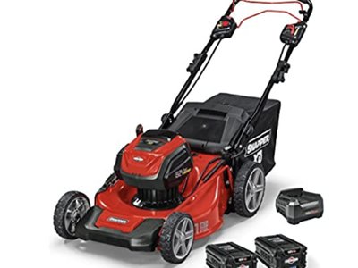 NEW Snapper 21 inch Self Propelled Mower with 2 Batteries and Charger