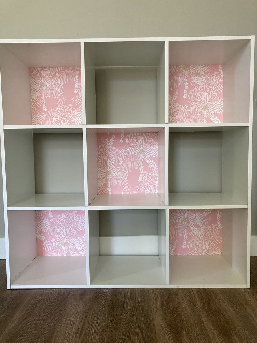 White 9 Cubby Bookcase