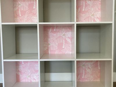 White 9 Cubby Bookcase