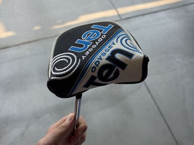 Odyssey 2-Ball Ten Putter with Matching Headcover