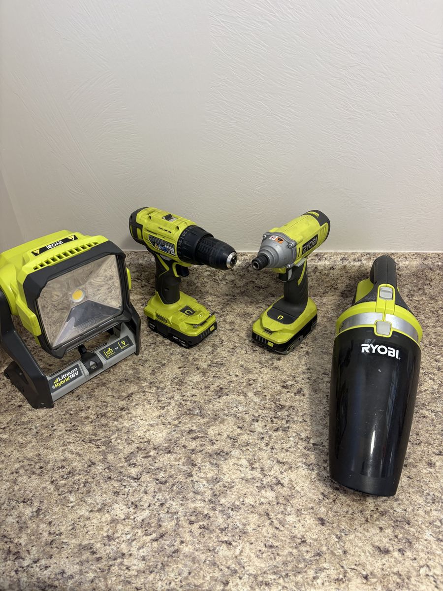 Ryobi One+ Tool Lot w/ Batteries