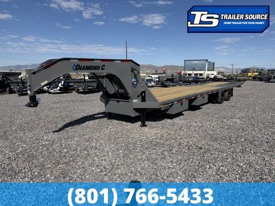 8.5x35 Diamond C FMAX-HDT 212 Pacesetter Pkg Pacesetter Pkg Gooseneck Hydraulic Dovetail Equipment Trailer - 25.9K GVWR -