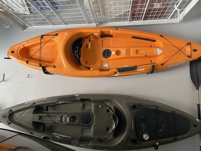 Sundolphin 10 Foot Kayaks with Paddles