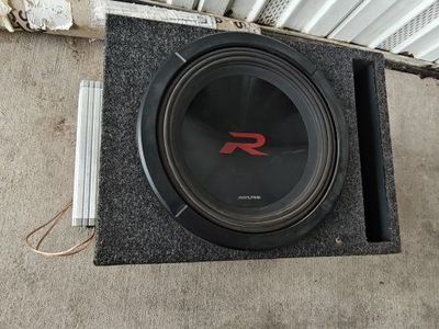12" Alpine Type R 2ohm Subwoofer & Hifonics Zeus ZG-1800.1D 1800W Monoblock Amplifier Car Audio Set