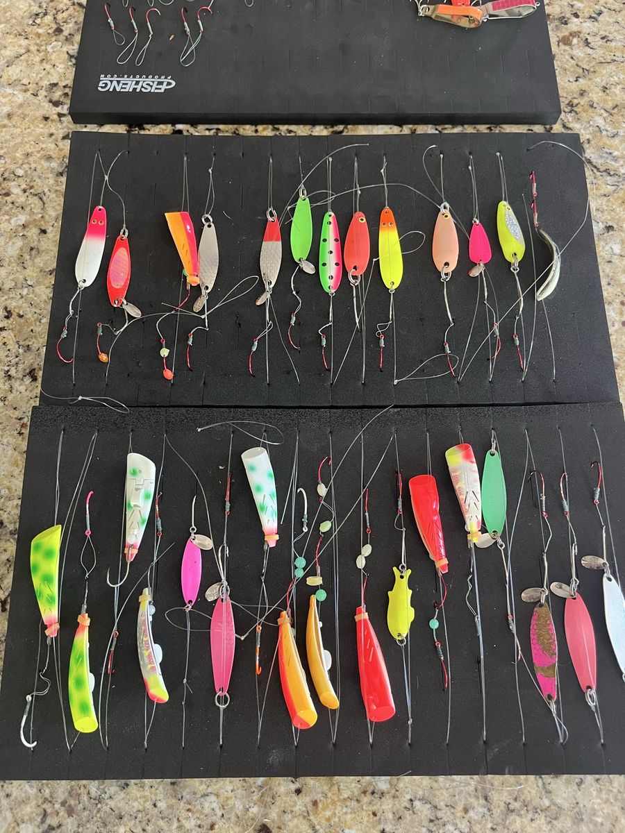 Kokanee fishing lure spoons hard plastics $10each