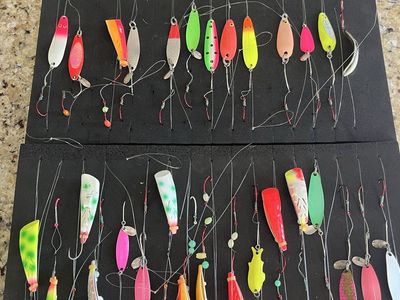 Kokanee fishing lure spoons hard plastics $10each