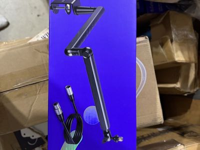 Fifine BM88 Neo Low Profile Boom Arm - Black Microphone Stand