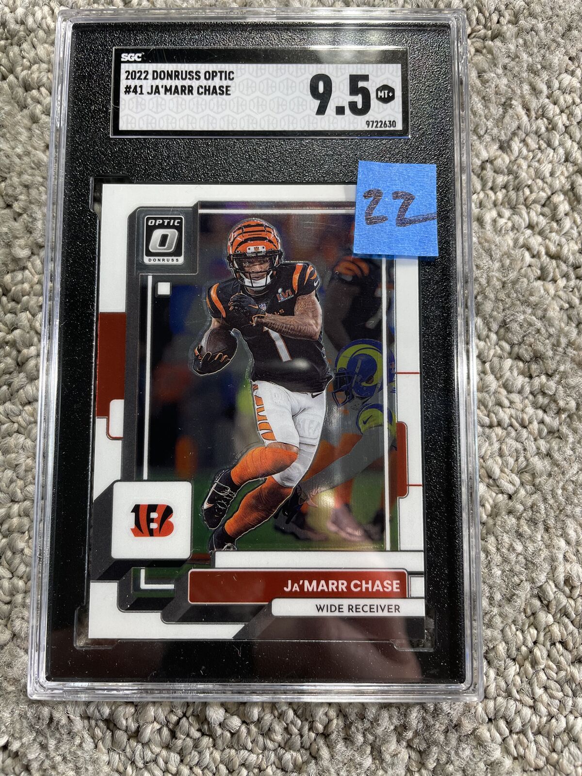 JaMaar Chase Cincinnati Bengals graded slabs 9.5